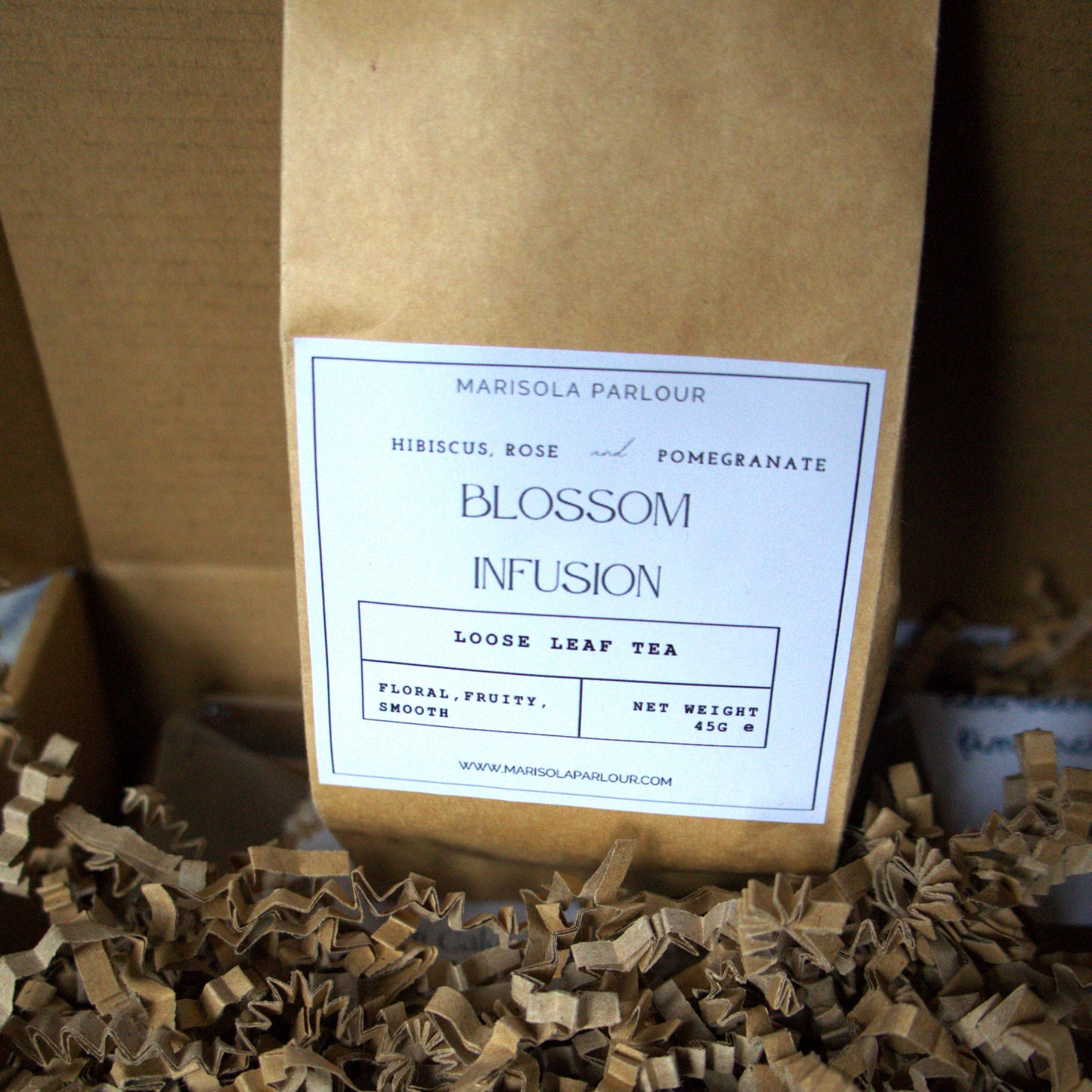 Hibiscus, Pomegranate & Rose Loose Leaf Tea - Blossom Infusion image 2