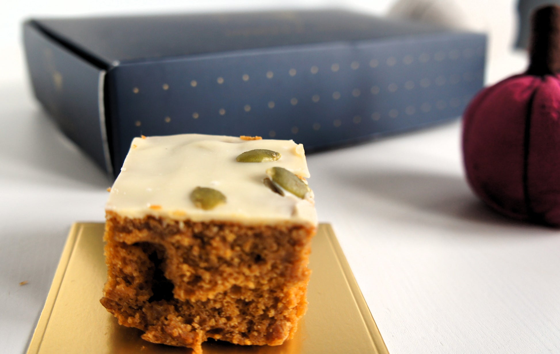 Vegan Spiced Pumpkin Blondie Brownie Box image 1