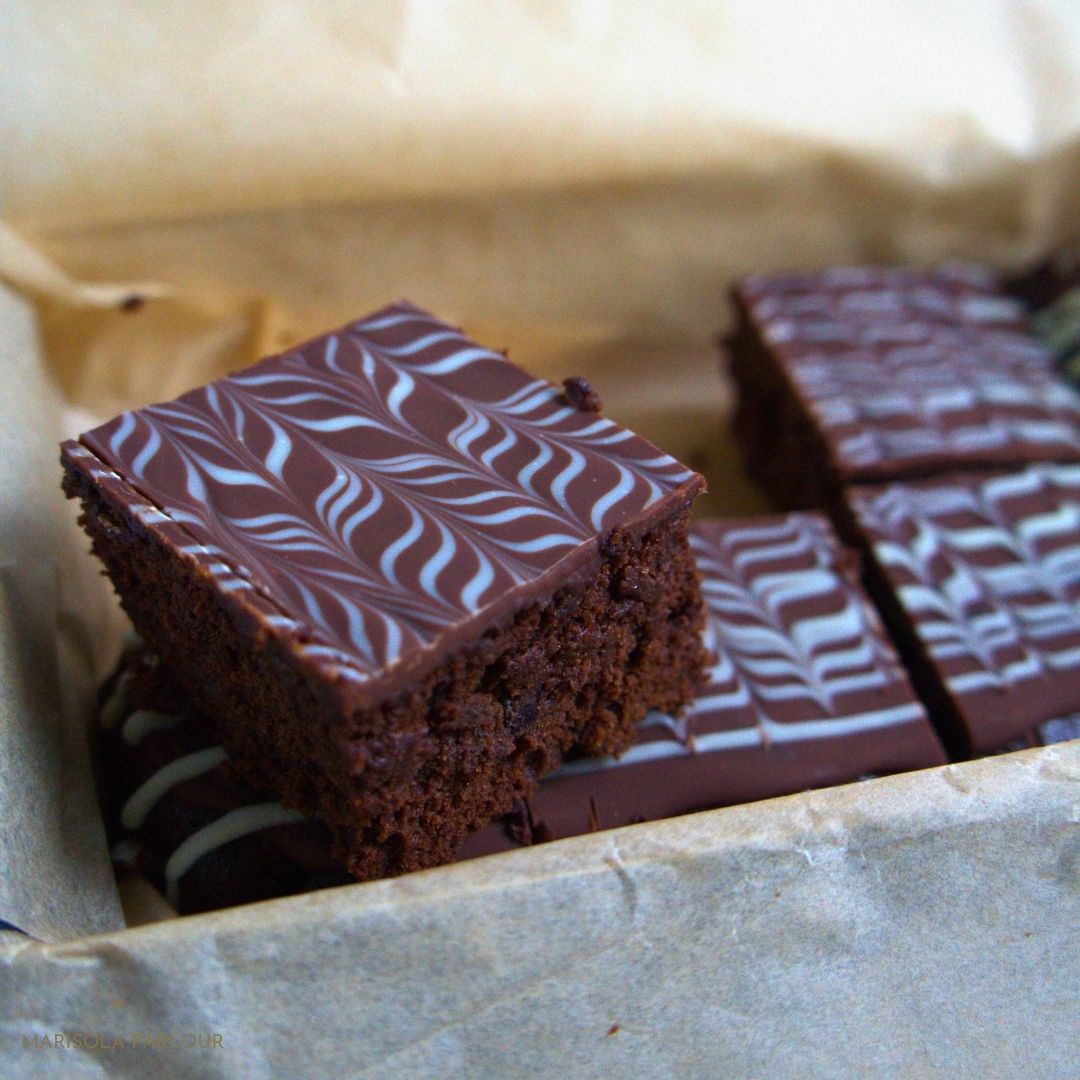 Vegan Triple Chocolate Brownie Box with Beetroot image 1