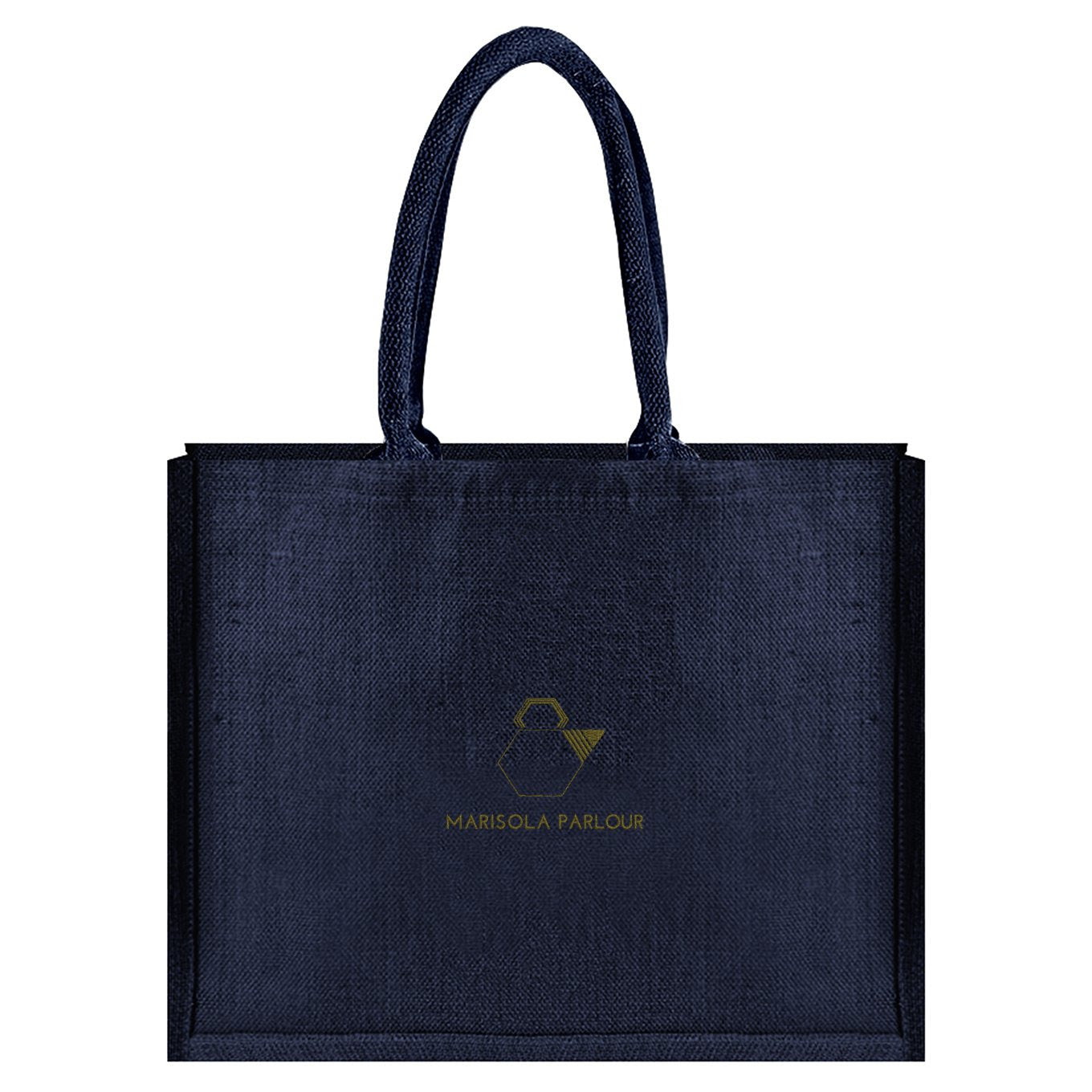 Reusable Jute Gift Bag – Navy or Natural | Multiple Sizes