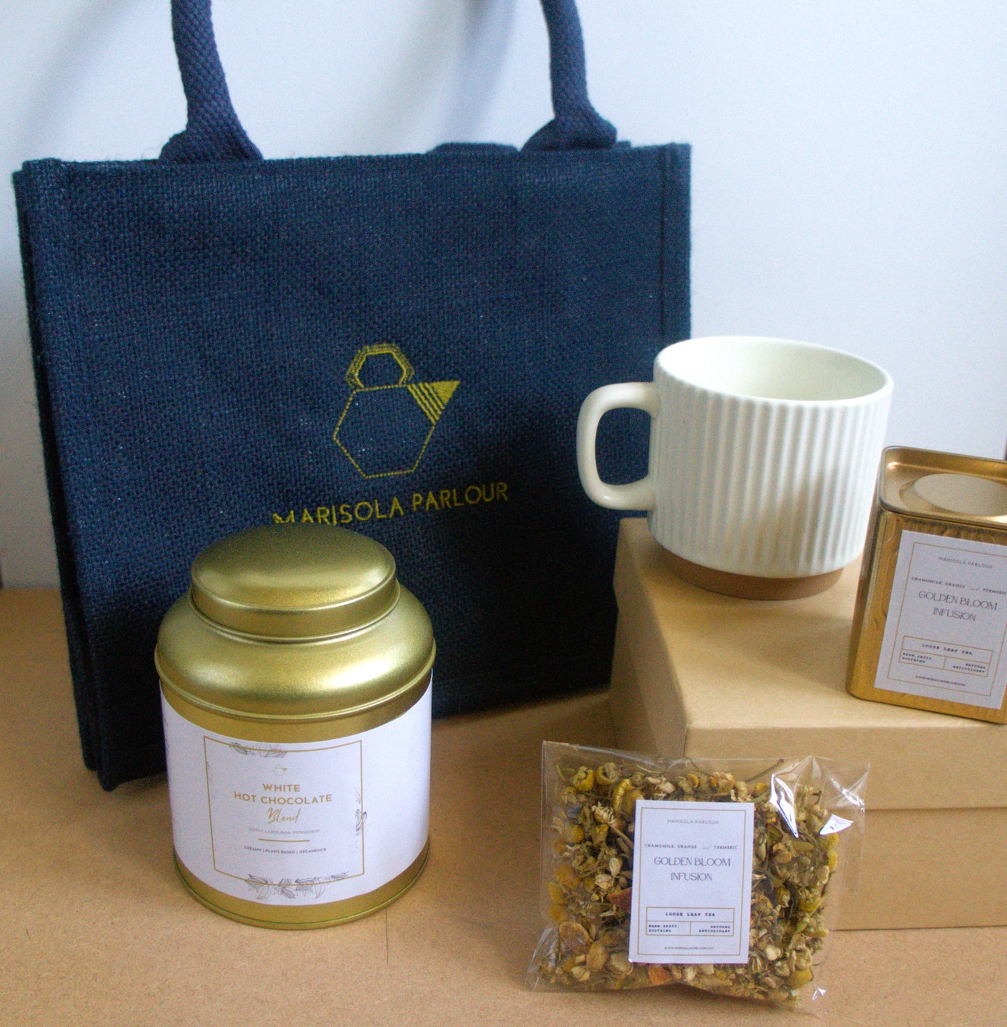 Blends & Infusions Jute Gift Bag