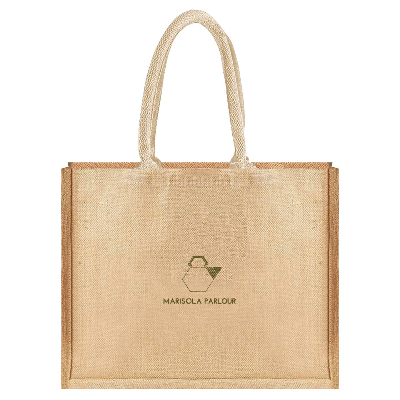 Reusable Jute Gift Bag – Navy or Natural | Multiple Sizes