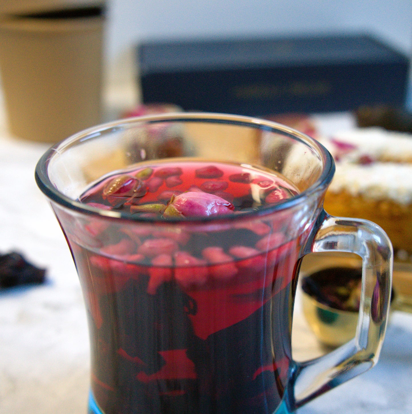 Hibiscus, Pomegranate & Rose Loose Leaf Tea - Blossom Infusion image 1